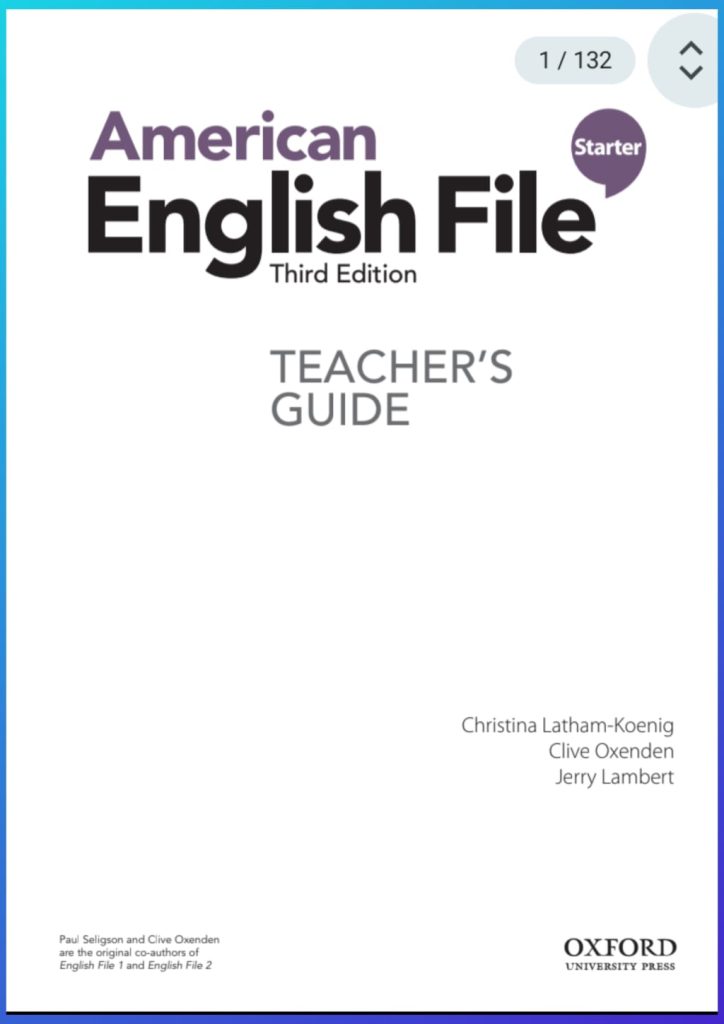 American English File teaching Guide 0