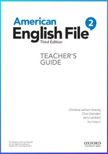 American English File teaching Guide 2